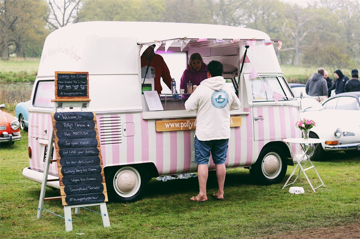 Split Screen Ice Cream Van at Stanford Hall 2022